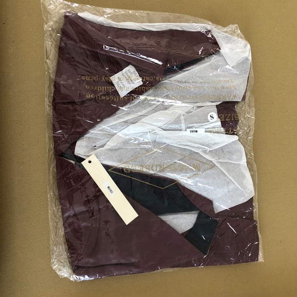 Mustard Seed Faux Leather Peplum Top - Picture 4 of 5